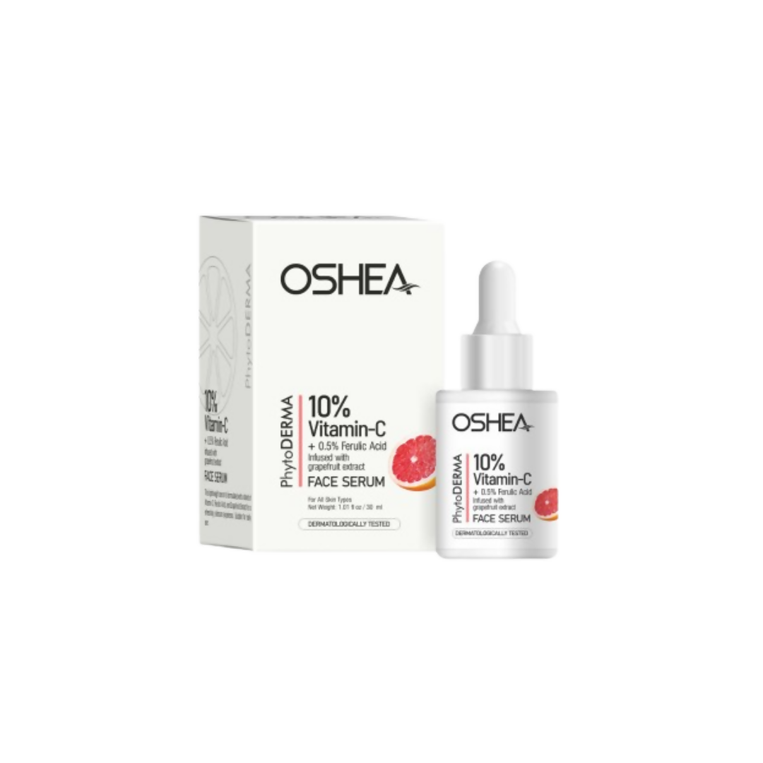 Oshea Herbals Phytoderma 10% Vitamin C & 0.5% Ferulic Acid Face Serum | Grocsy