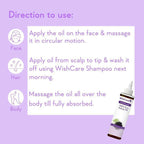 Wishcare 100% Pure Cold Pressed Castor Oil & Kalonji Black Onion Seed Oil Combo | Grocsy