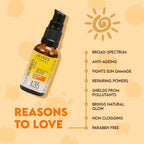 Jovees Sunscreen Face Serum SPF 35 For Oily & Acne Prone Skin | Grocsy