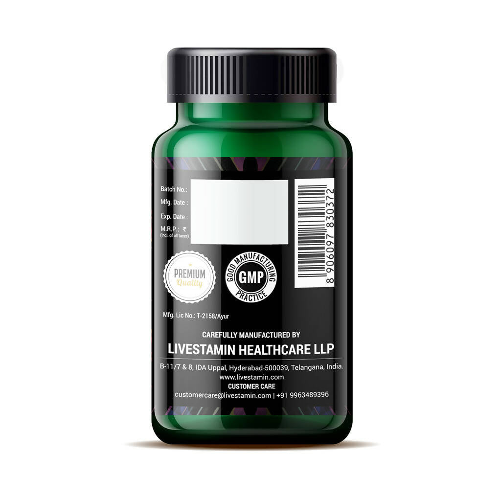 Livestamin Brahmi Extract Capsules | Grocsy