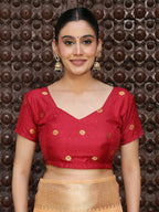 Shree Shyam Fashion Orange Cotton Saree | Grocsy