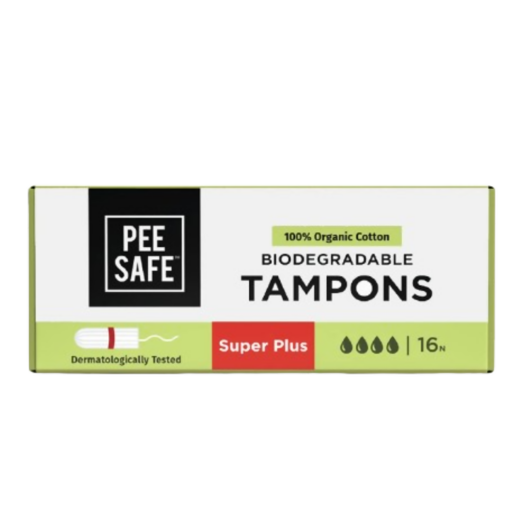 Pee Safe Organic Cotton Tampons | Grocsy