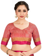 Mimosa Women's Banarasi Silk Black Saree | Grocsy
