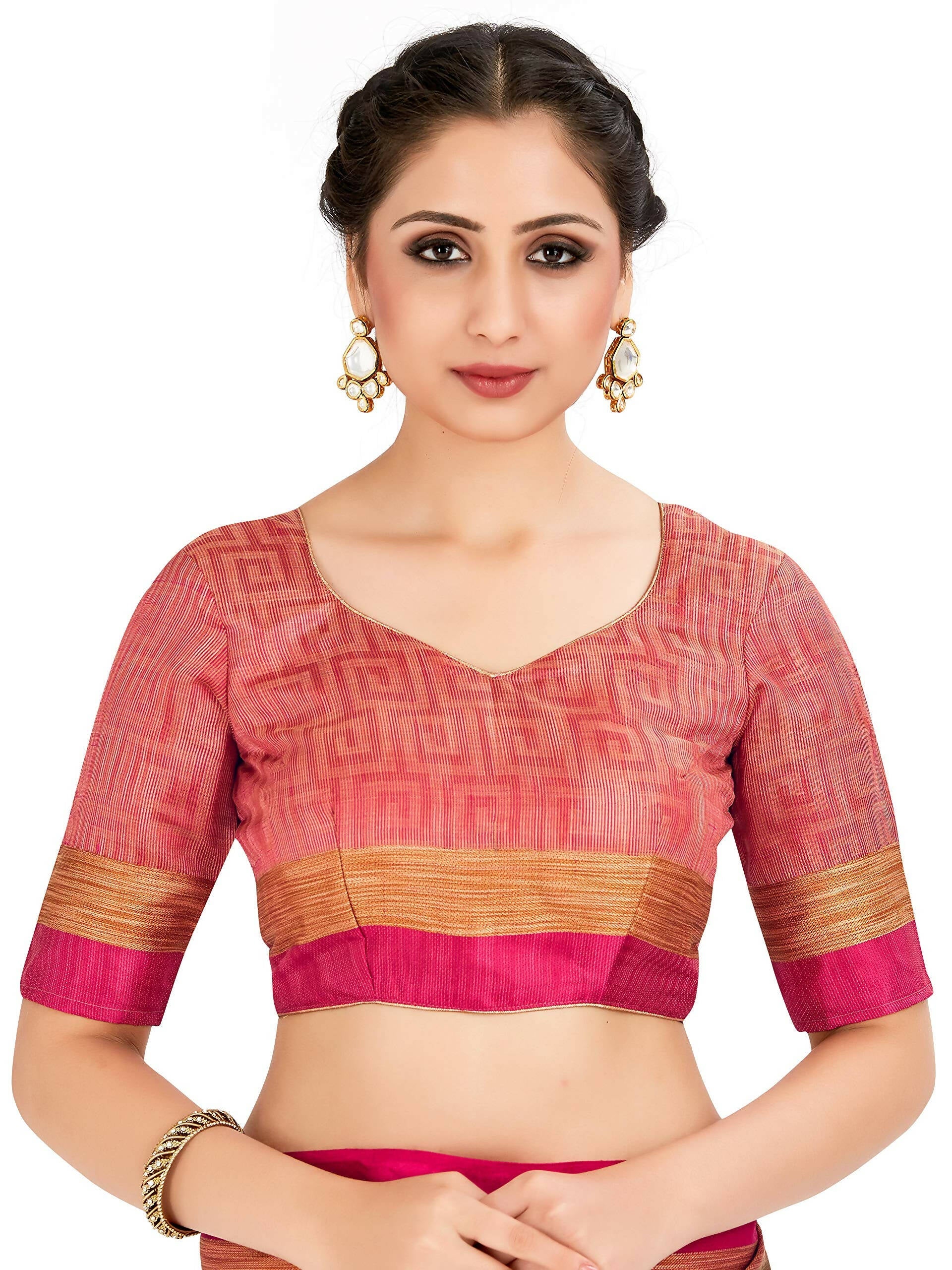 Mimosa Women's Banarasi Silk Black Saree | Grocsy