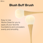 Gleva Ultimate Blend Makeup Brush - Light Wood | Grocsy