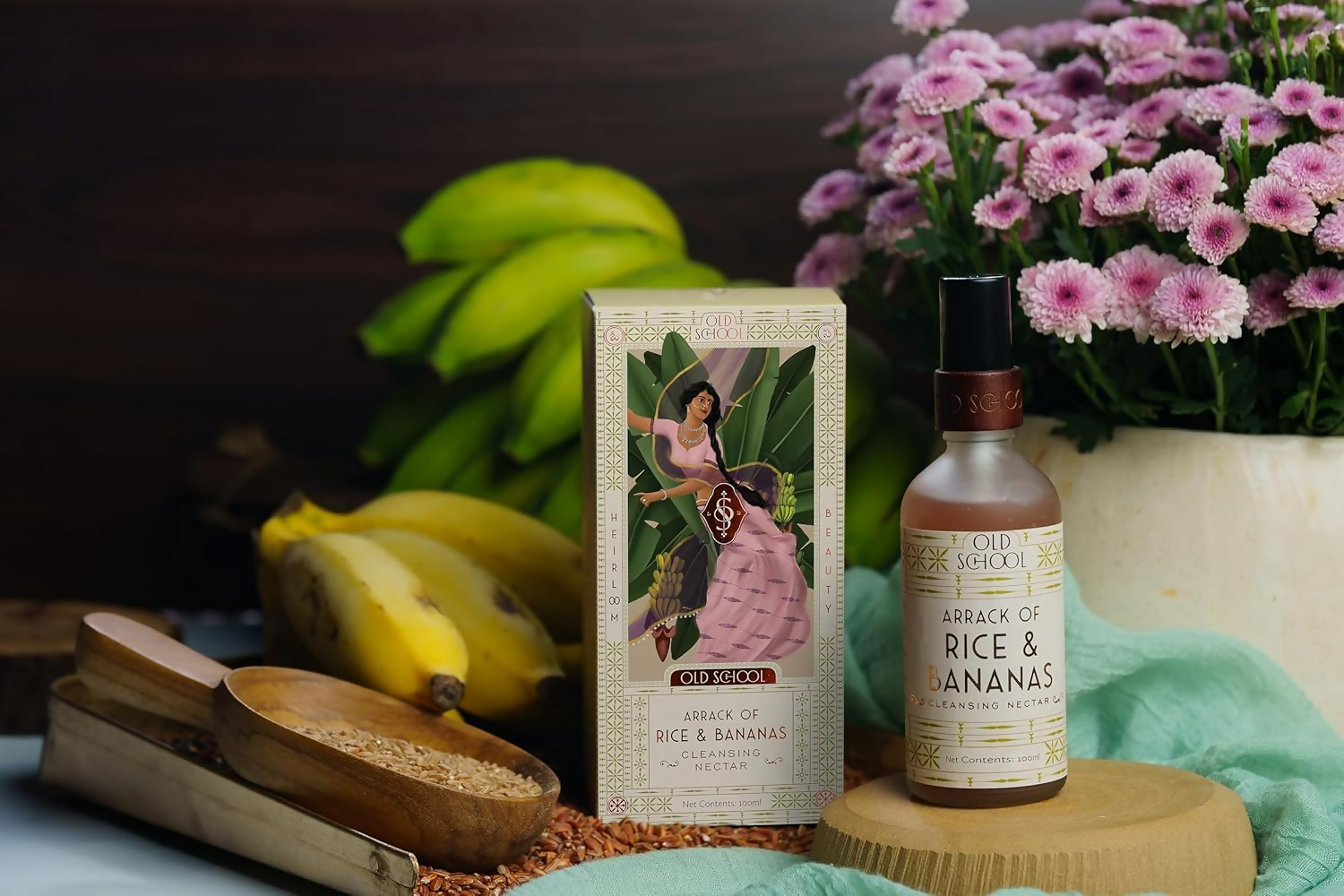 Old School Rituals Arrack Of Rice & Bananas Cleansing Nectar Gentle Hydrating Face Wash | Grocsy
