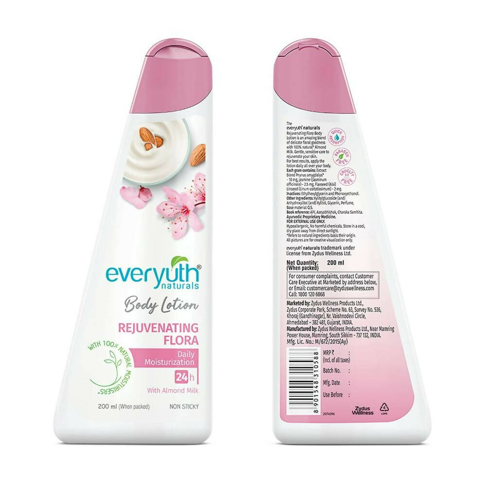 Everyuth Naturals Body Lotion Rejuvenating Flora | Grocsy