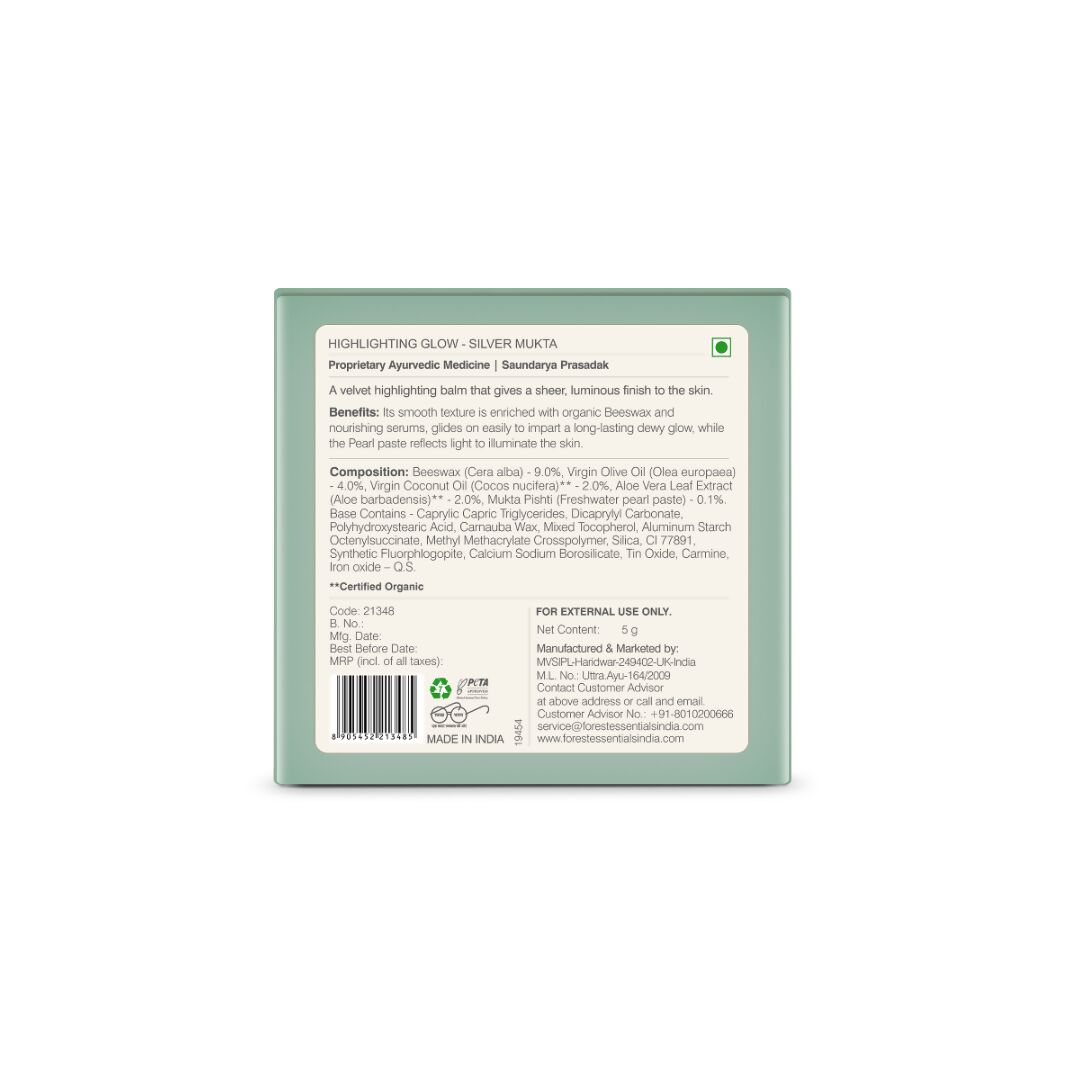 Forest Essentials Highlighting Glow Mukta - Silver | Grocsy