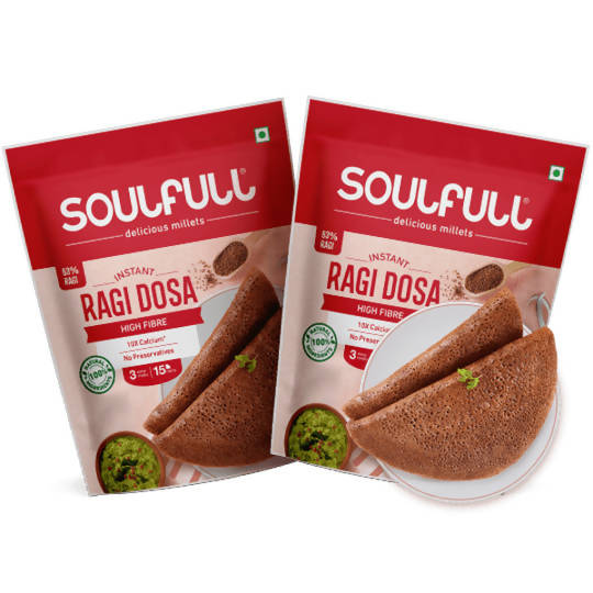 Soulfull Ragi Dosa Mix | Grocsy