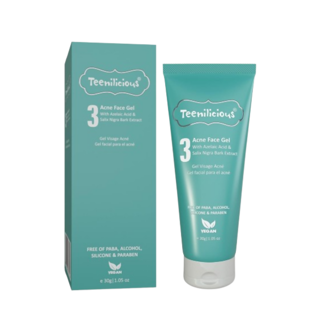 Teenilicious Anti-Acne Gel With 3% Azelaic Acid, Tea Tree Oil | Grocsy