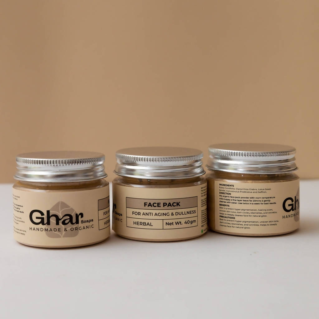 Ghar Soaps Ayurvedic Face Pack | Grocsy