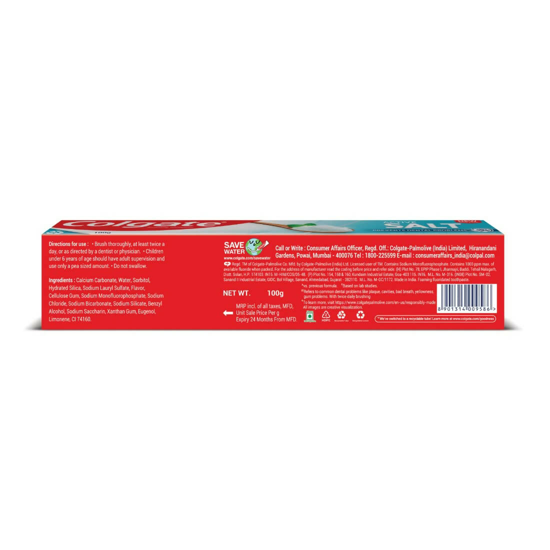 Colgate Active Salt Toothpaste | Grocsy