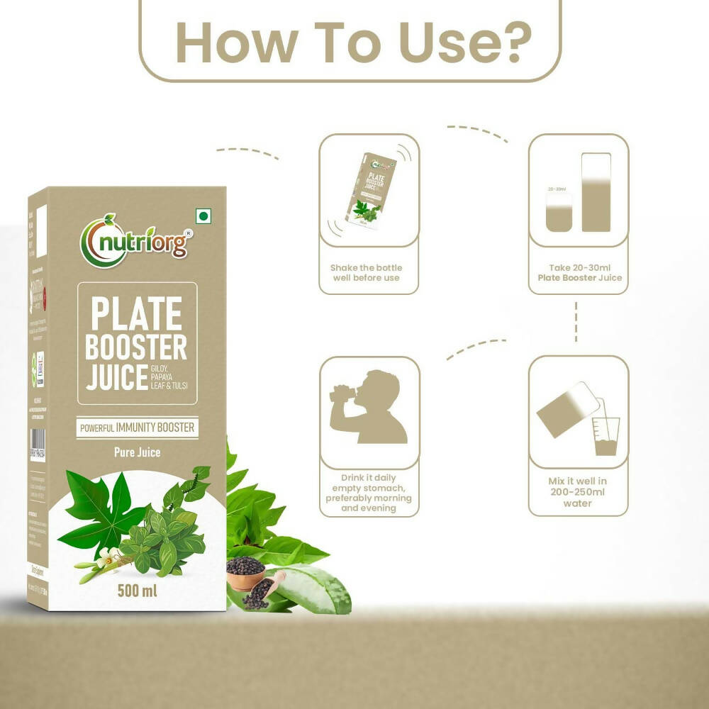 Nutriorg Plate Booster Juice | Grocsy