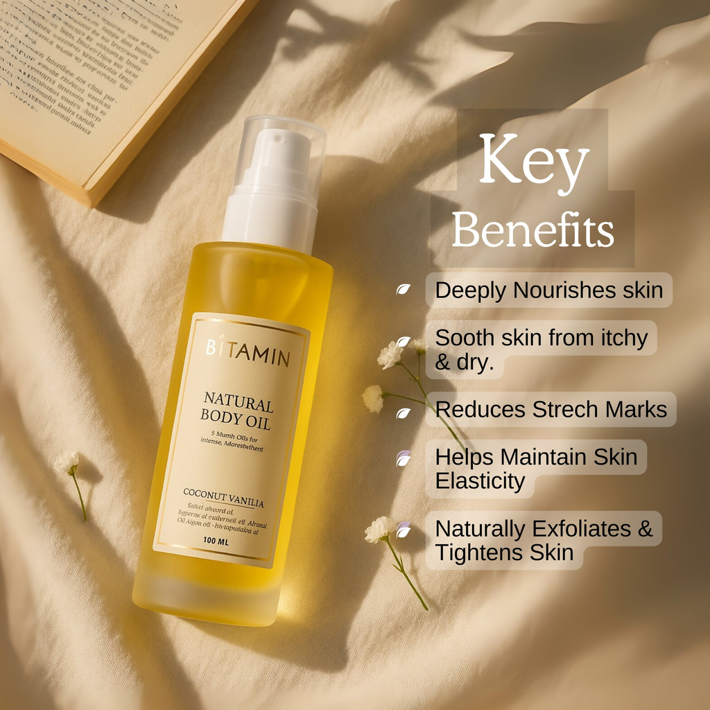 Bitamin Natural Body Oil | Grocsy
