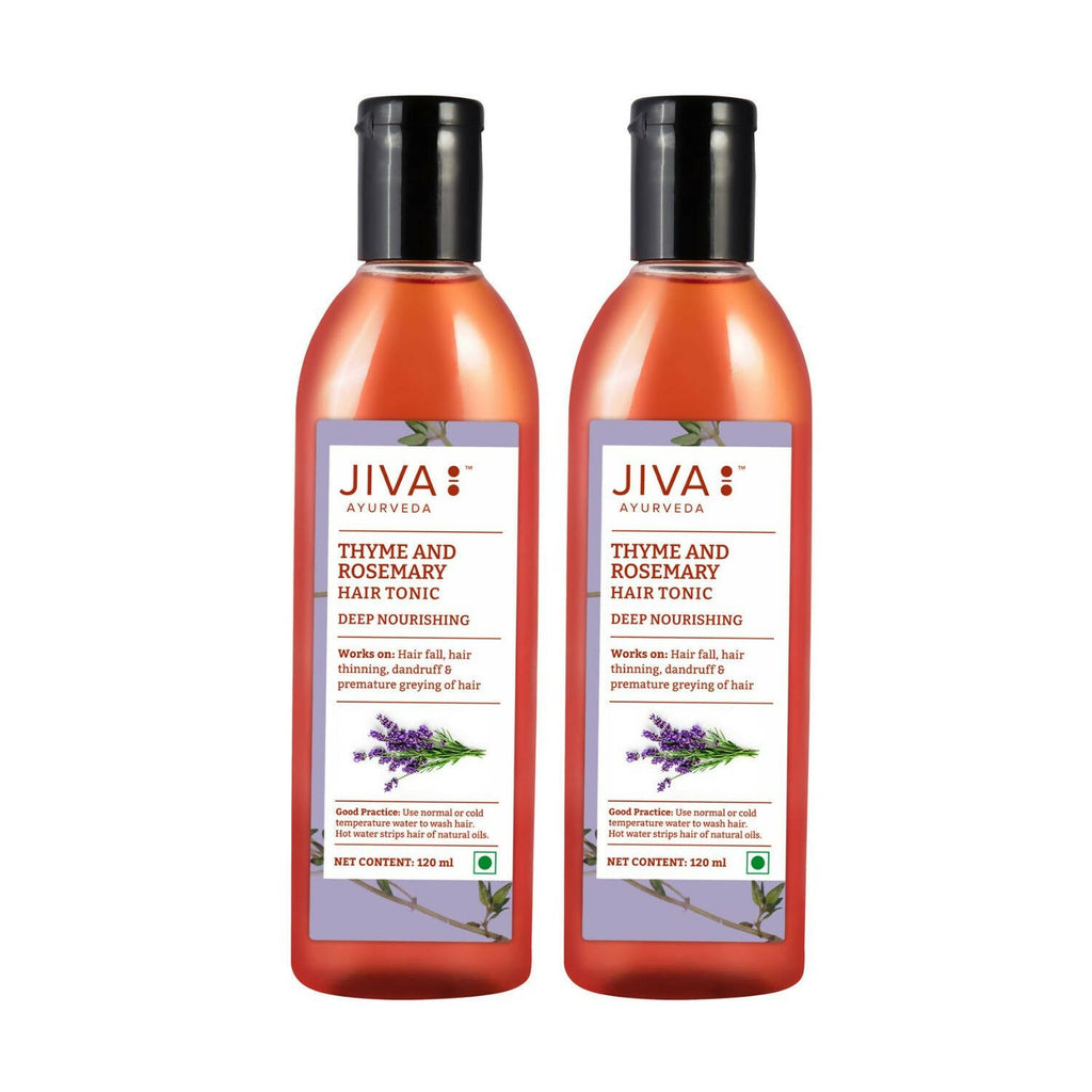 Jiva Ayurveda Thyme & Rosemary Hair Tonic | Grocsy