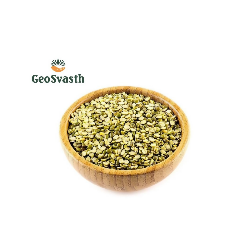 GeoSvasth Organic Green Chilka Moong Dal | Grocsy