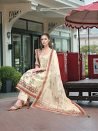 Joban Fashion Pista Position Digital Print With Position Foil Kurta Set | Grocsy