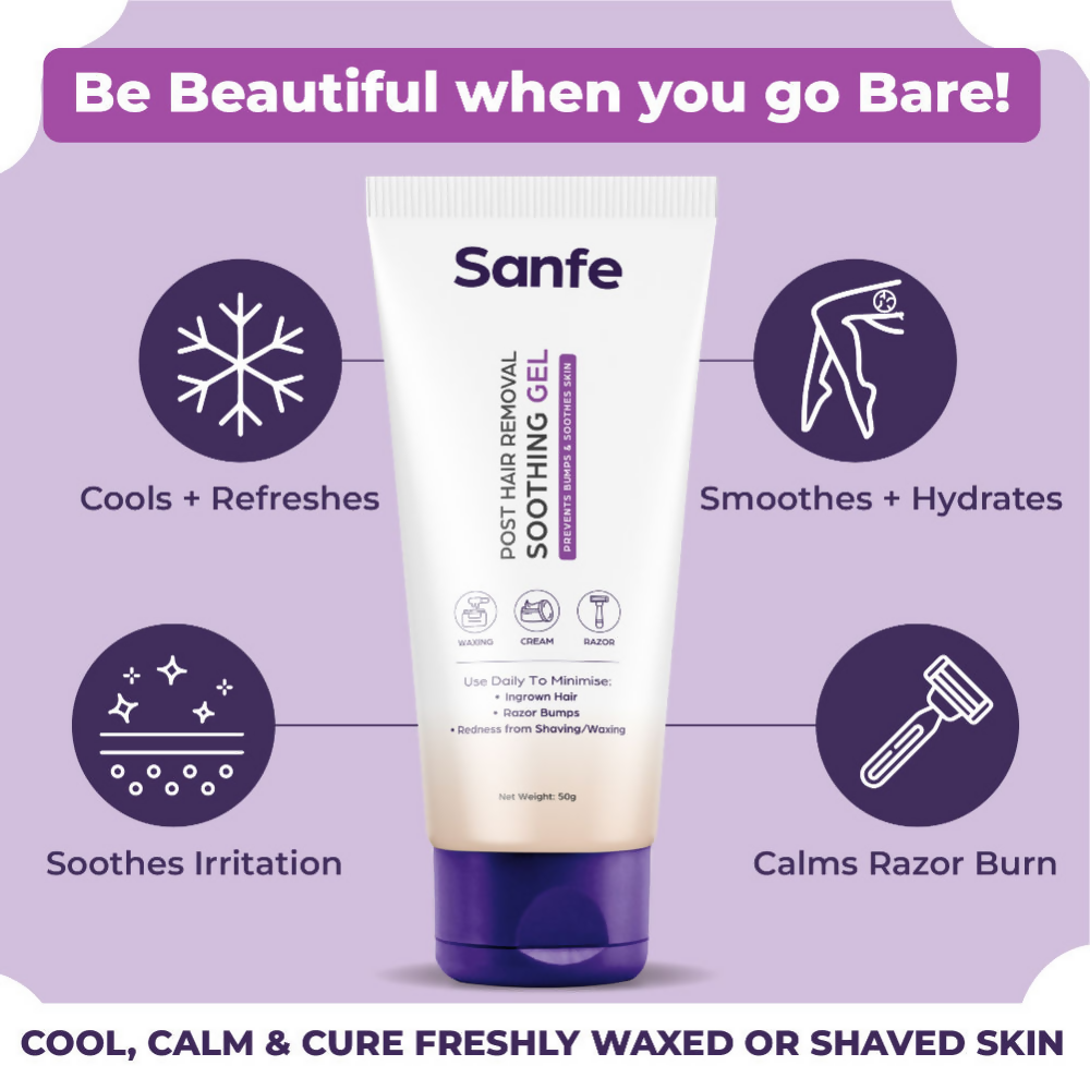 Sanfe Post Hair Removal Soothing Gel | Grocsy