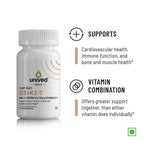 Unived Basics D3+K2 (MK-7) | Vegan Vitamin D3 600 IU & Vitamin K2-7 | Grocsy