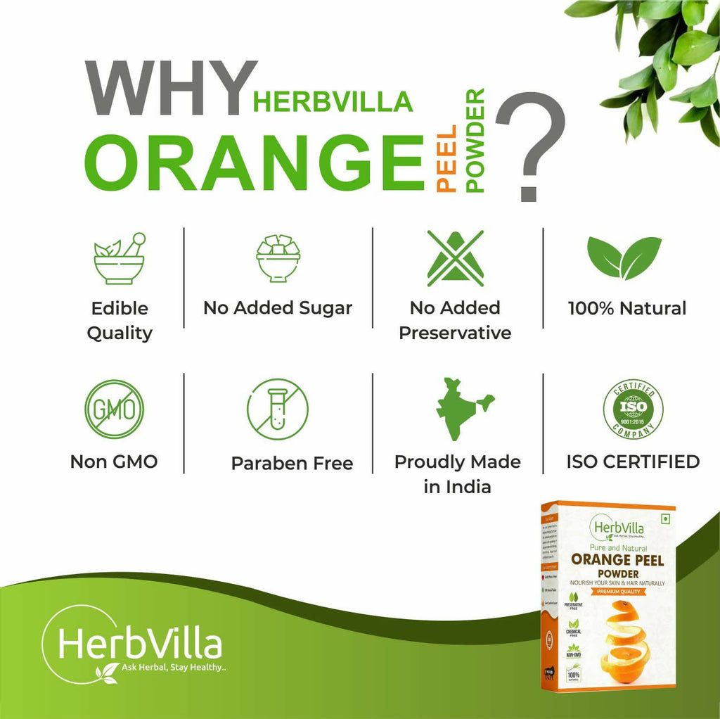 Herbvilla Orange Peel Powder | Grocsy