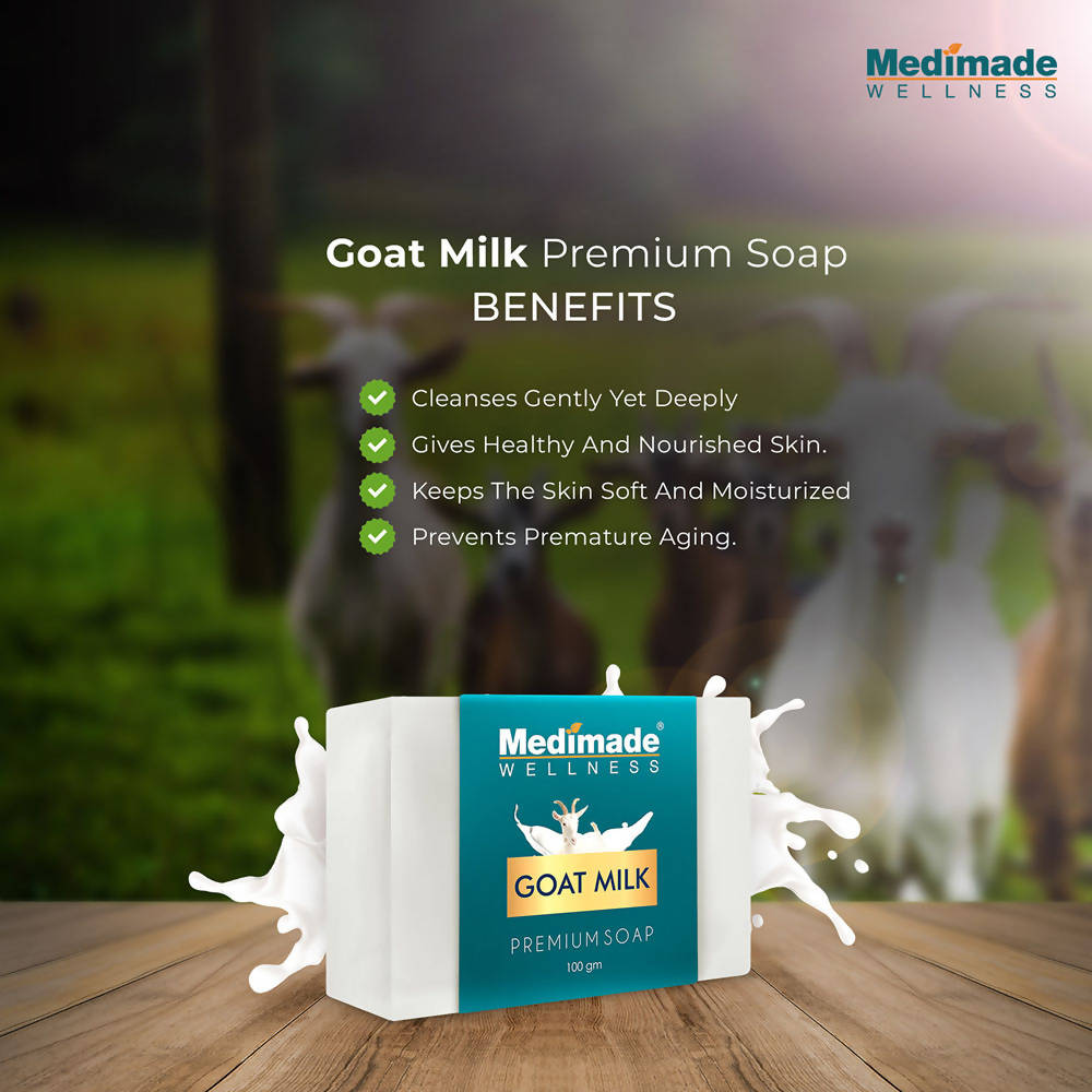 Medimade Wellness Goat Milk Premium Soap | Grocsy