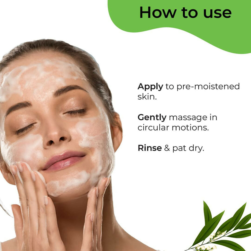 Pilgrim Australian Gel Face wash Purifying with Tea Tree, 1% Salicylic acid & CICA For Oily Skin, Acne And Pimples | Grocsy