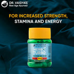 Dr. Vaidya's Herbo 24 Turbo Capsules For Men | Grocsy