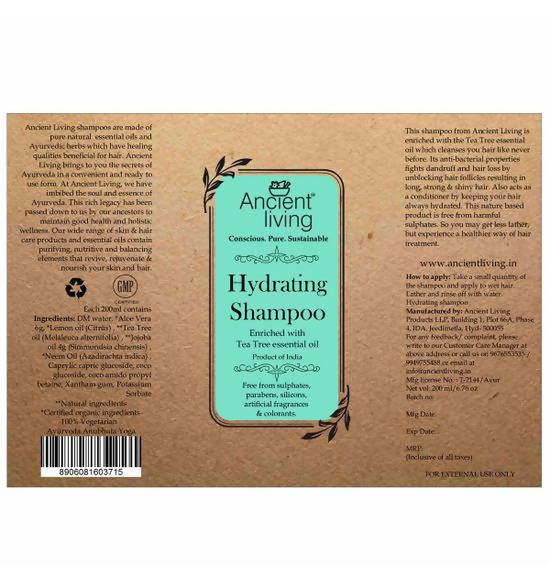 Ancient Living Hydrating Shampoo | Grocsy