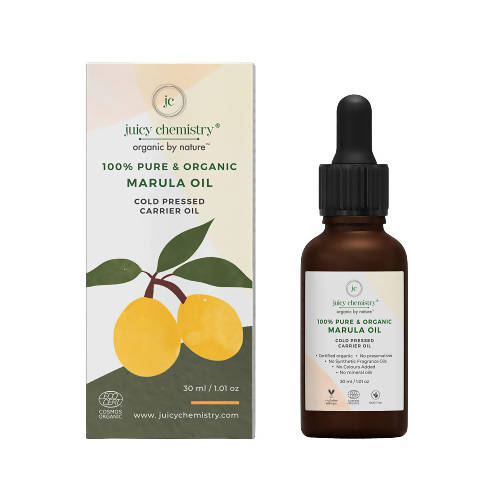 Juicy Chemistry Cold Pressed Marula Carrier Oil | Grocsy