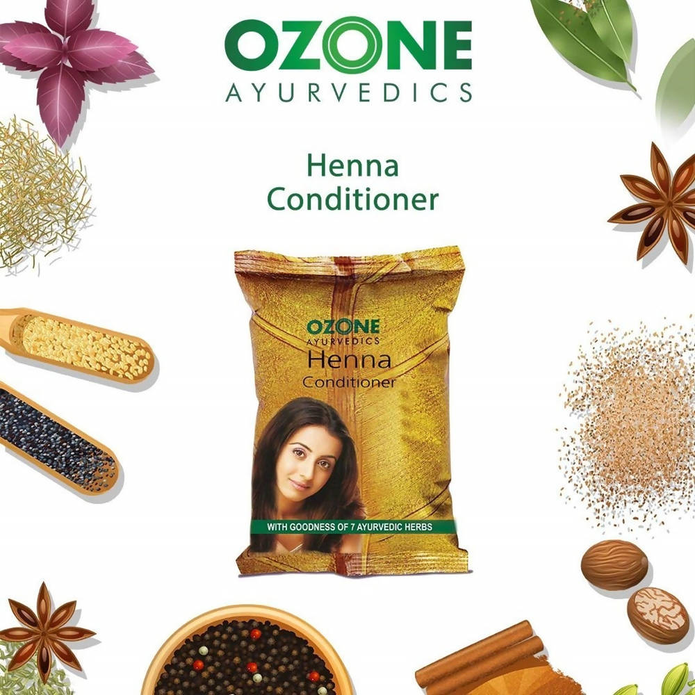 Ozone Ayurvedics Henna Conditioner | Grocsy