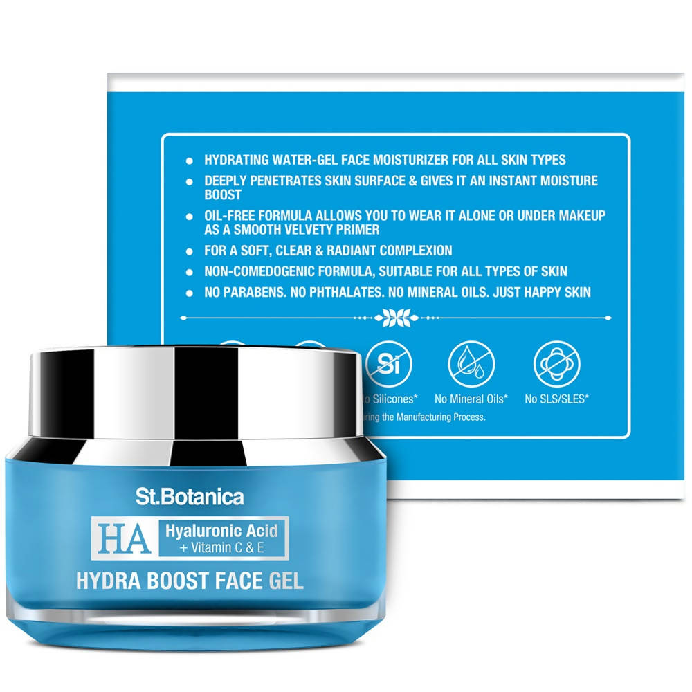 St.Botanica Hyaluronic Acid Hydra Boost Face Gel | Grocsy
