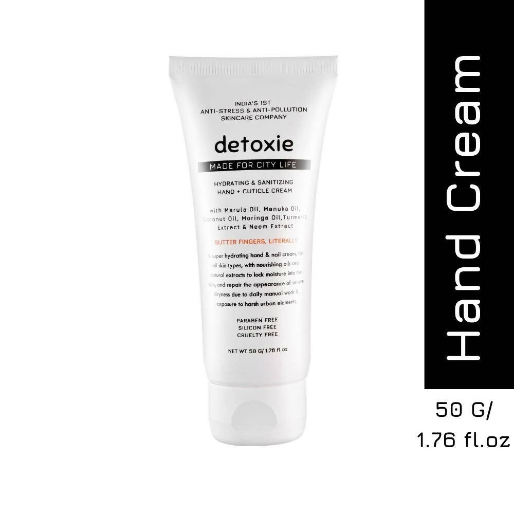 Detoxie Hydrating & Sanitizing Hand & Cuticle Cream | Grocsy