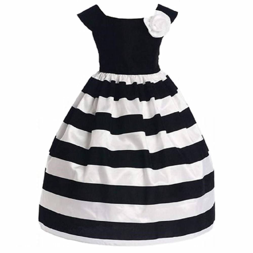 Asmaani Baby Girl's Multi- Coloured Satin A-Line Maxi Full Length Dress (AS-DRESS-22155) | Grocsy