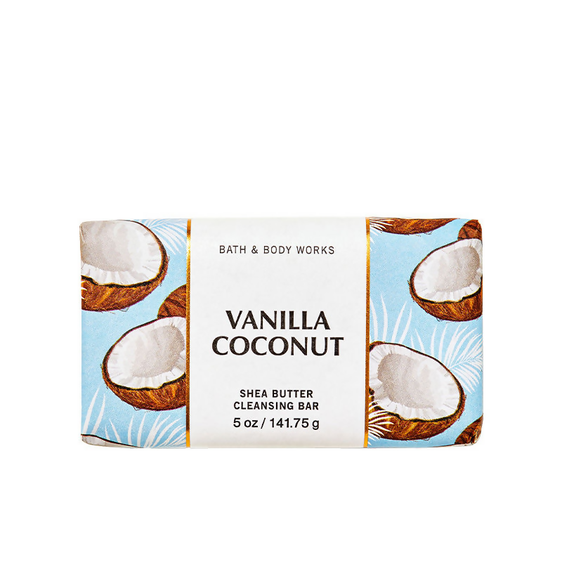 Bath & Body Works Vanilla Coconut Shea Butter Cleansing Bar | Grocsy