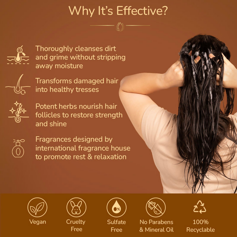 Nyveda Restore My Shine Damaged Hair Oil Shampoo | Grocsy