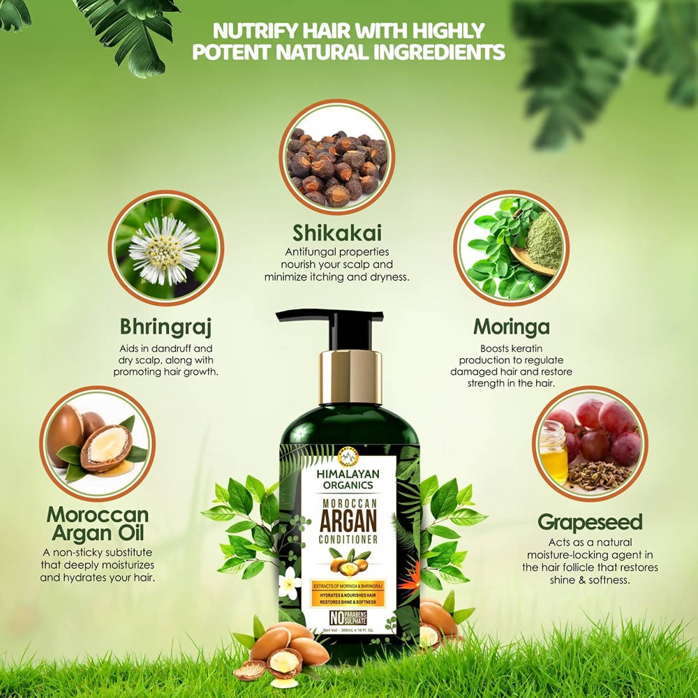 Himalayan Organics Moroccan Argan Conditioner | Grocsy