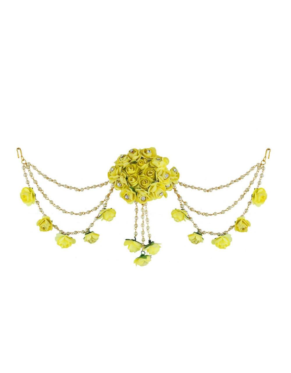 Yellow Flower Hair Accessories | Grocsy