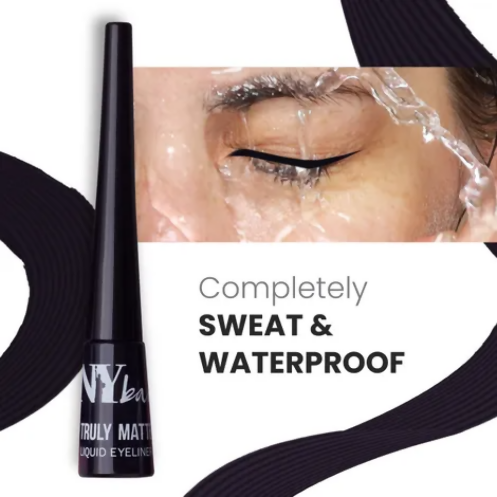 NY Bae Truly Matte Liquid Eyeliner - Bold Black | Grocsy