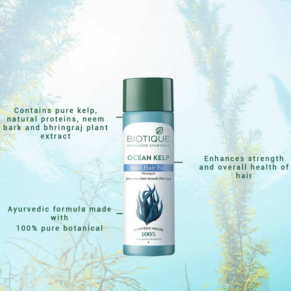 Biotique Ocean Kelp Anti Hair Fall Shampoo | Grocsy