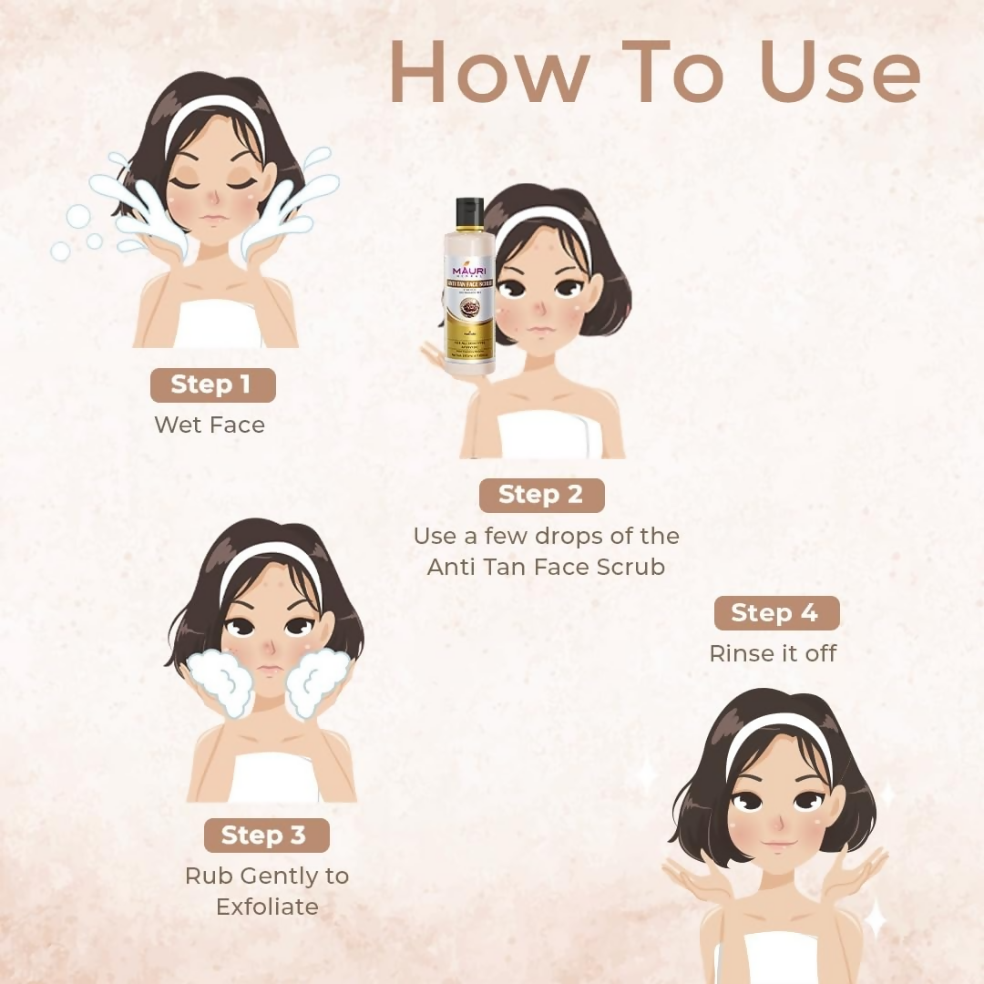 Khadi Mauri Herbal Anti Tan Face Scrub Removes Tan | Grocsy