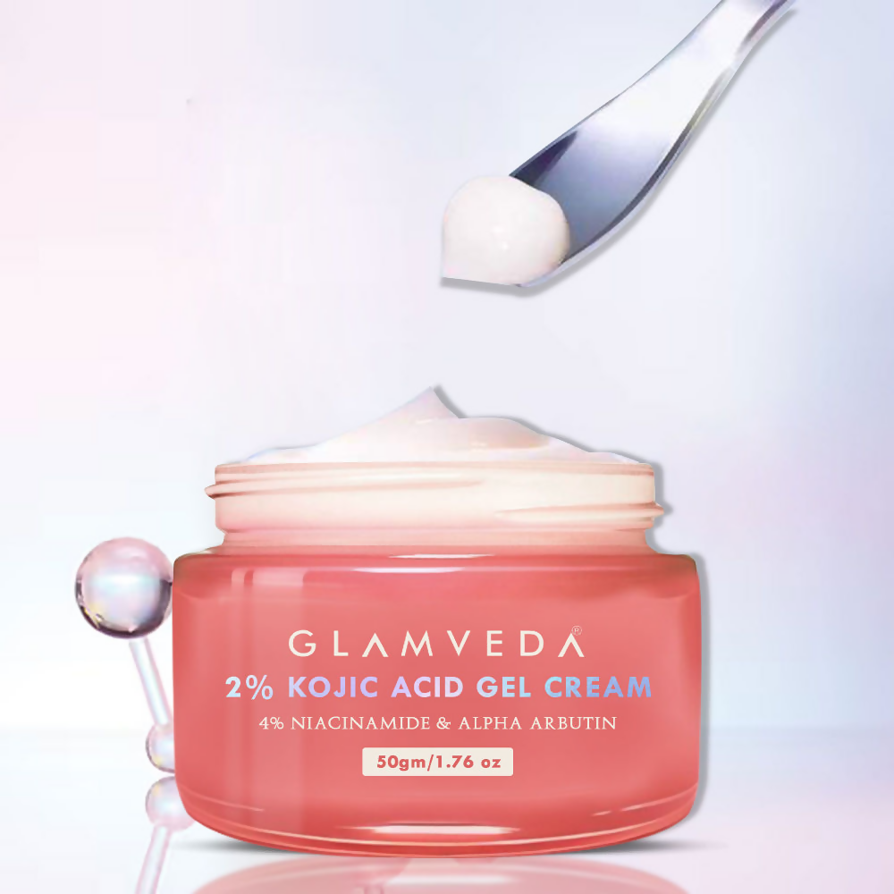Glamveda 2% Kojic Acid Gel Cream | Grocsy