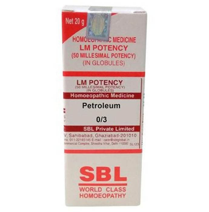 SBL Homeopathy Petroleum LM Potency (in Globules) | Grocsy