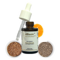 dBasic 10% Vitamin C Face Serum With Vitamin F (Chia & Flax Seeds) For Face Glowing & Radiant | Grocsy