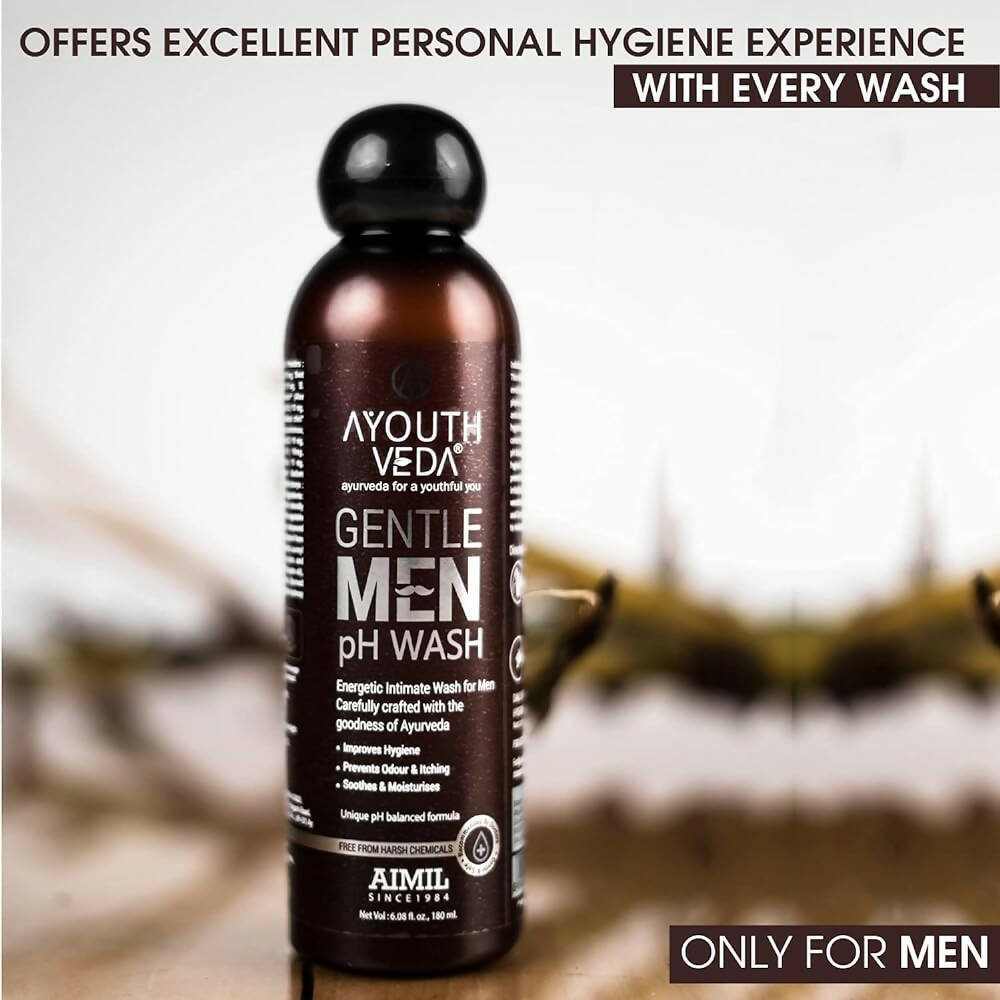 Ayouthveda Gentle Men PH Wash | Grocsy