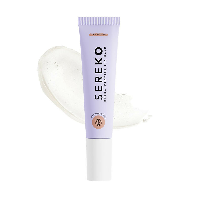 Sereko Hydra - Peptide Lip Balm, Clear, Enriched With Ceramides Barrier Repair Salted Caramel | Grocsy