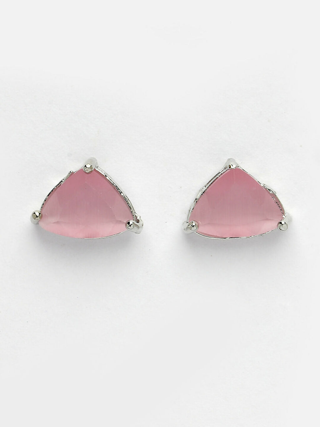 NVR Women's Pink Artificial Stones Studded Handcrafted Jewellery Set | Grocsy