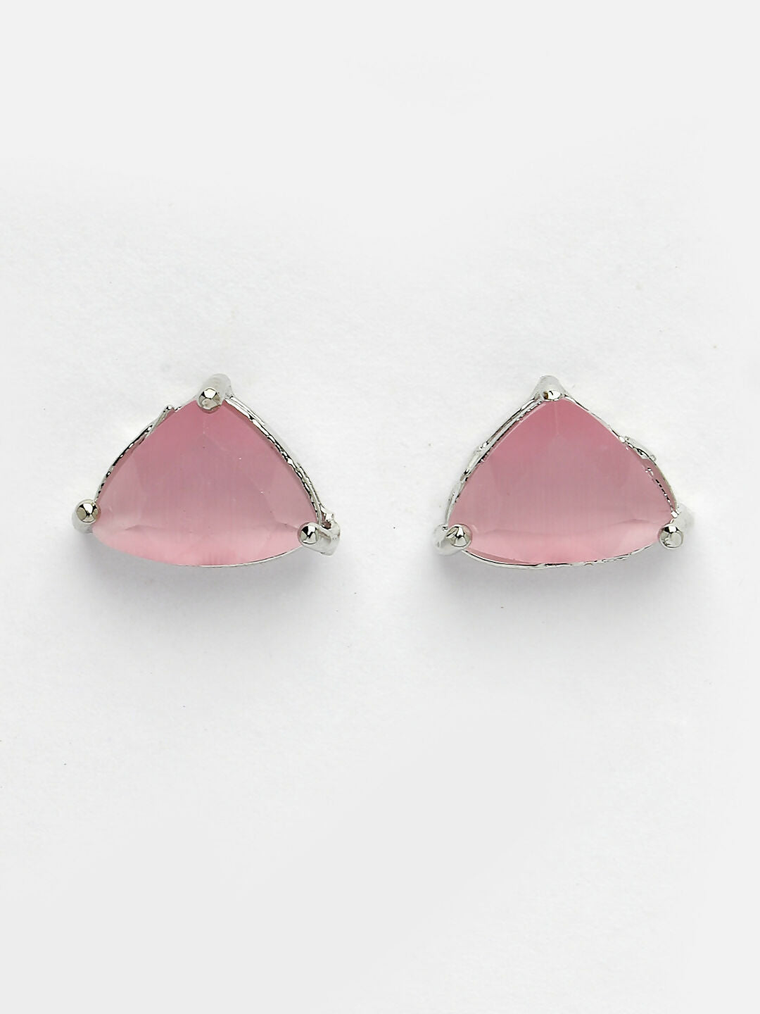 NVR Women's Pink Artificial Stones Studded Handcrafted Jewellery Set | Grocsy