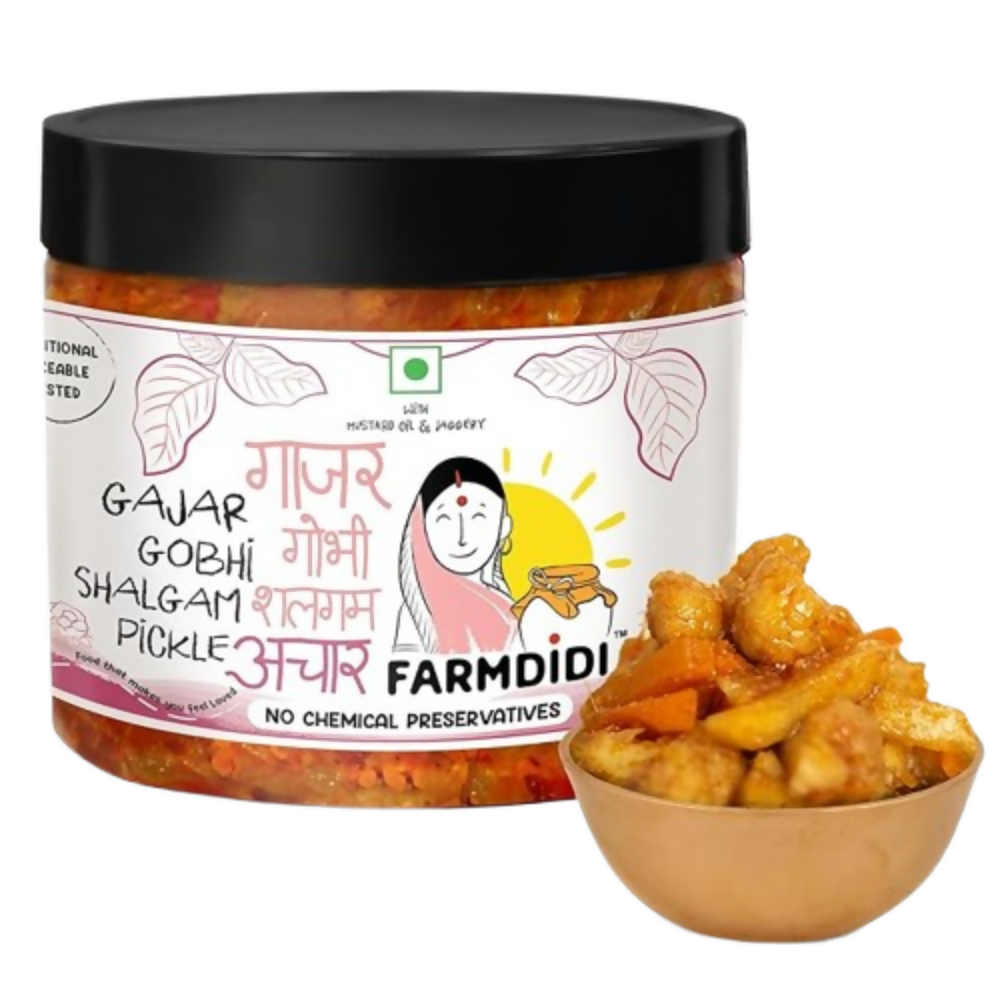 FarmDidi Gobhi Gajar Shalgam Pickle | Grocsy