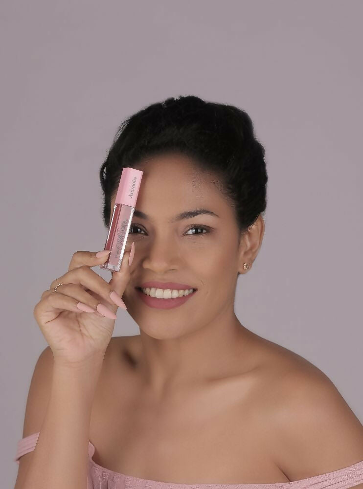 Ammoha Cosmetics Long-Lasting, Matte-Finished Plum Perfection Color Liquid Lipstick | Grocsy