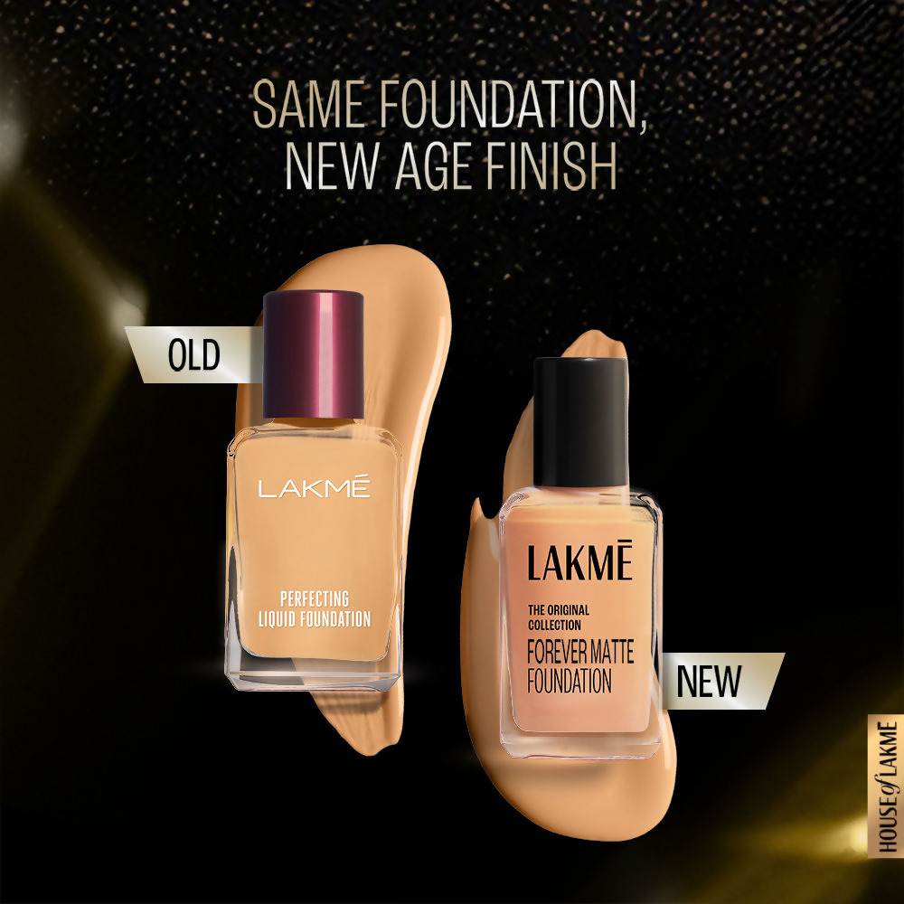Lakme Forever Matte Foundation For Superior Coverage - Resist Marble | Grocsy